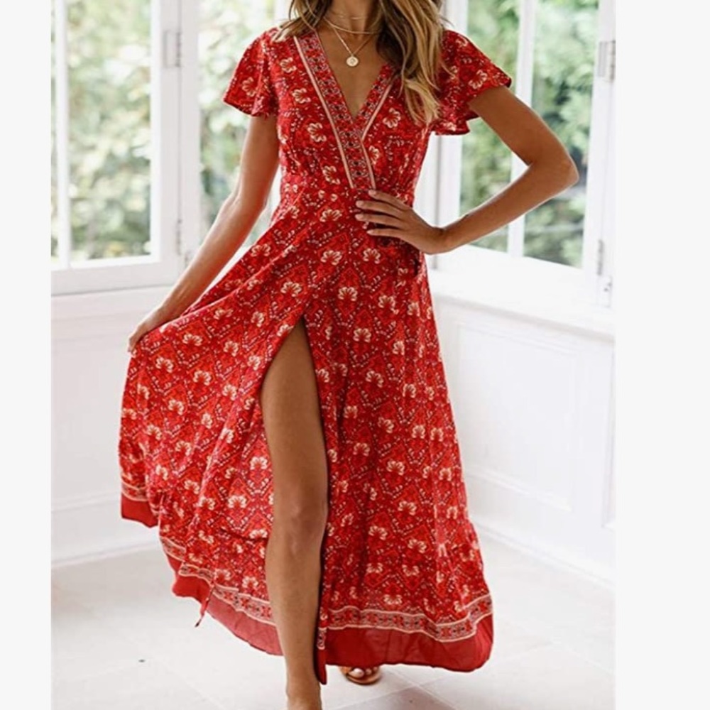 Boho beach long dress